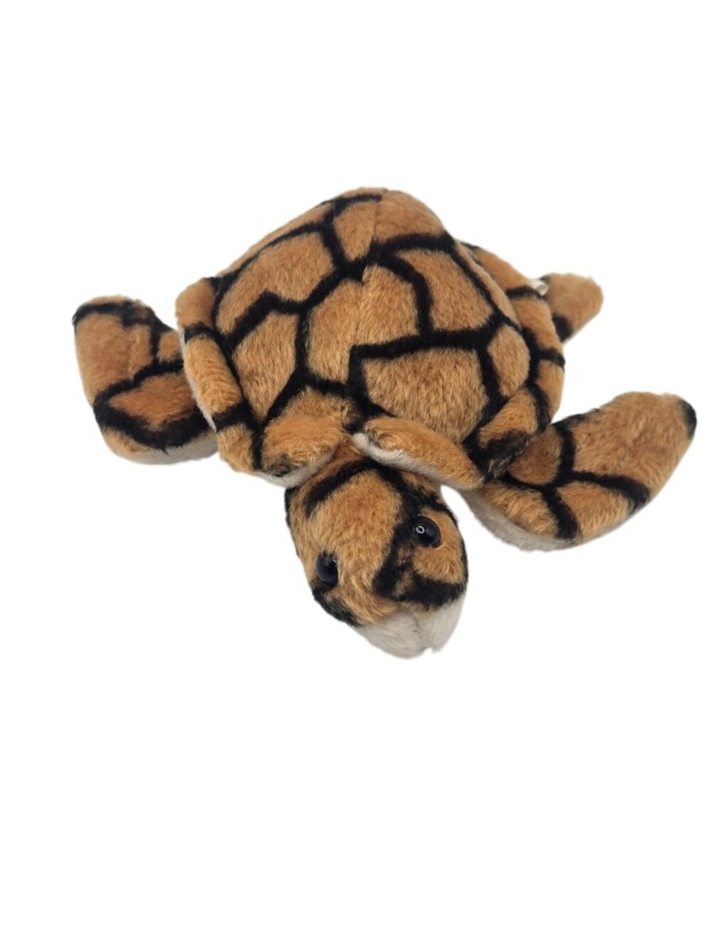 Sea Turtle Stuffed Animal Toy 2000 Brown Black Mary Meyer Plush Vintage Small